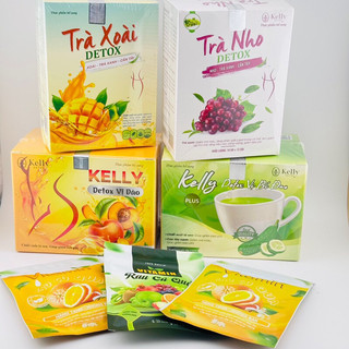[CHÍNH HÃNG] Trà đào kelly, trà bí đao kelly hỗ trợ giảm cân giảm mỡ hàng công ty