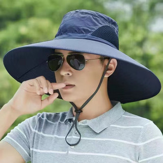 Mũ nón tai bèo vành rộng đi câu cá thoáng khí chống nắng hiệu quả thời trang có thể gấp gọn cho nam nữ