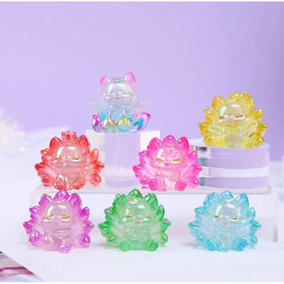 (BLINDBOX) Hộp Mù Mô Hình Hồ Ly 9 đuôi mini (ngẫu nhiên 1hộp/1bé)