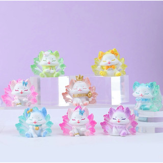 (BLINDBOX) Hộp Mù Mô Hình Hồ Ly 9 đuôi mini (ngẫu nhiên 1hộp/1bé)