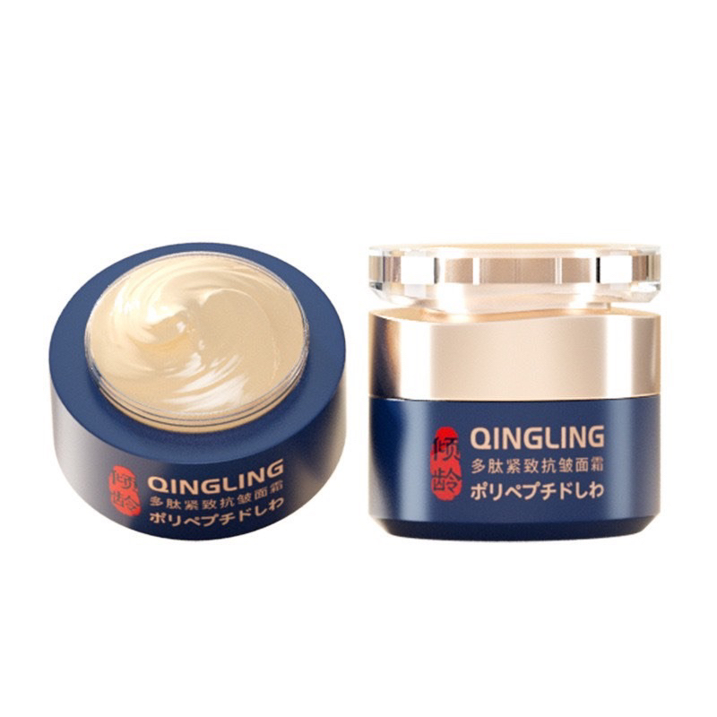 Kem xoá nếp nhăn trẻ hoá da Qinglin, Kem xoá nhăn mờ nám tàn nhang chống chảy xệ, bổ sung collagen Qinglin Nhật Bản