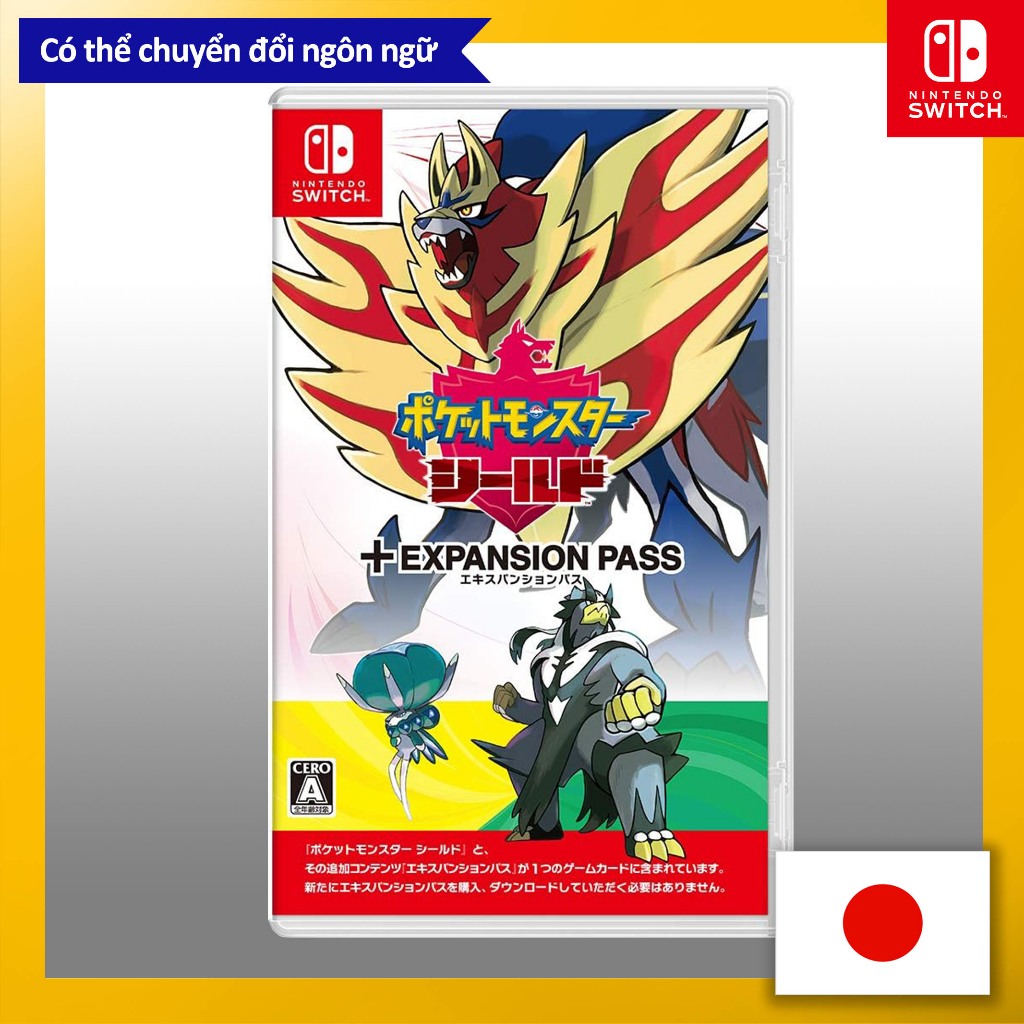 Pokemon Shield + Expansion Pass -Switch[Software only]【Direct from Japan】(Made in Japan)