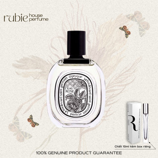 Dlptyque eau rose - eau de toilette - 10ml nước hoa chính hãng