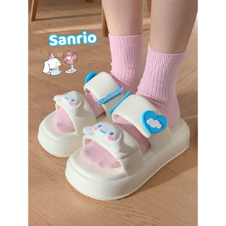 (Chọn lùi 1 size) Dép sandal nữ 2 quai SRO mẫu mới hoạt hình dễ thương cute nhiều màu đế 6cm HAI QUAI SRO