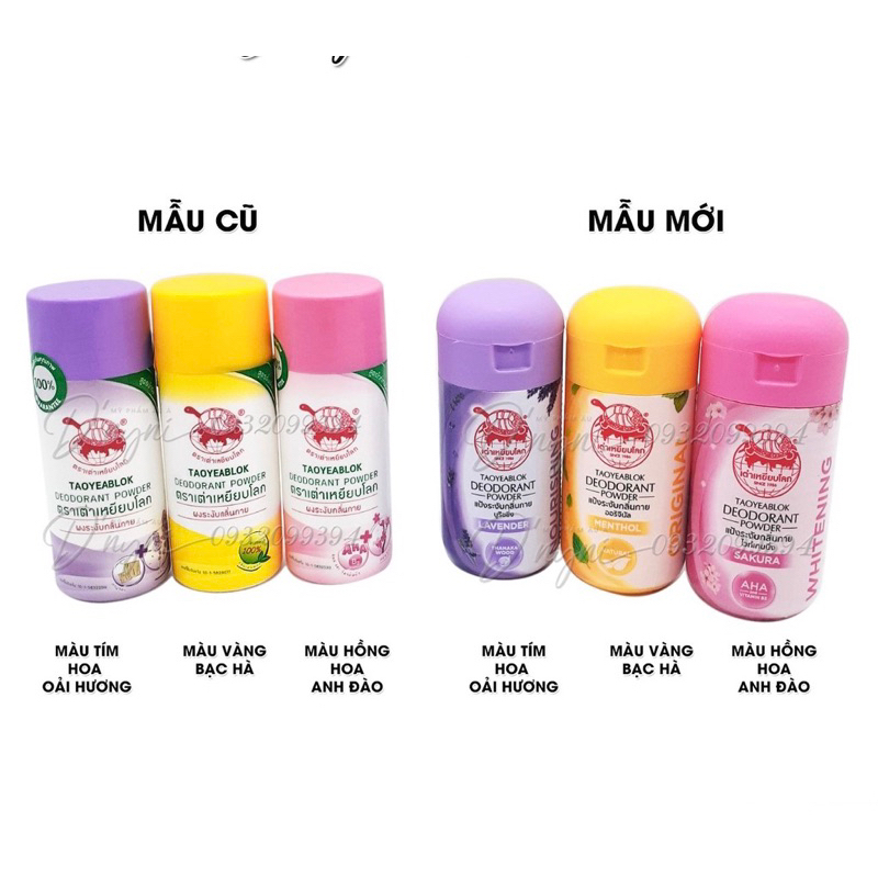 Phấn nách con rùa Thái Lan