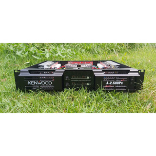 Cục đẩy công suất kenwood a-2500pc 24 sò lớn toshiba, 8 biến trở nhiệt. mặt phay nhôm năm 20
