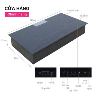 Bếp điện từ đôi Panasonic KY-A227EKRA