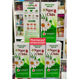 Nước súc miệng Ngọc Châu / nuoc suc mieng Ngoc Chau / Súc họng 350ml