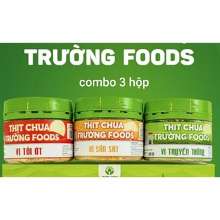 Combo 3 hộp thịt chua nhiều bì, truyền thống, tỏi ớt