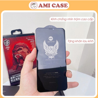 Kính Cường Lực KingKong CHỐNG NHÌN TRỘM WkDesign cho Iphone 6 6s 7 8 plus X XS XS Max 11 12 13 14 Pluspro Max