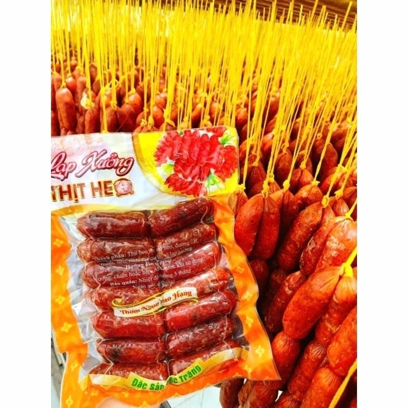 1kg lạp xưởng đặc sản miền tây | lạp xưởng heo thơm ngon béo ngậy |  lạp xưởng