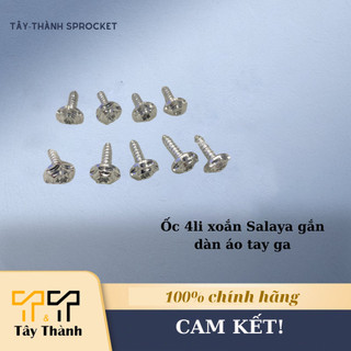 Ốc 4li xoắn salaya gắn dàn áo , tay ga