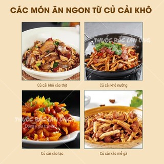 Củ cải khô 100g (Hàng loại 1, thơm, giòn, ngọt) - Thuốc bắc lãn ông