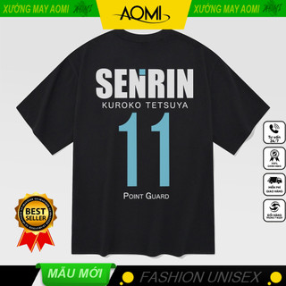 Áo thun Unisex Kuroko's Basketball Tetsuya ngắn tay