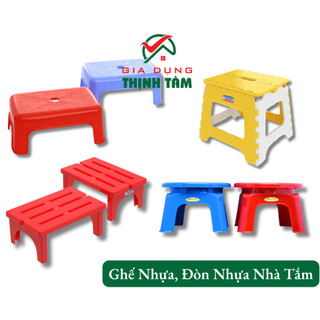 [THỊNH TÂM] Ghế Nhựa, Đòn Nhựa Nhà Tắm Ngồi Giặt Đồ Duy Tân