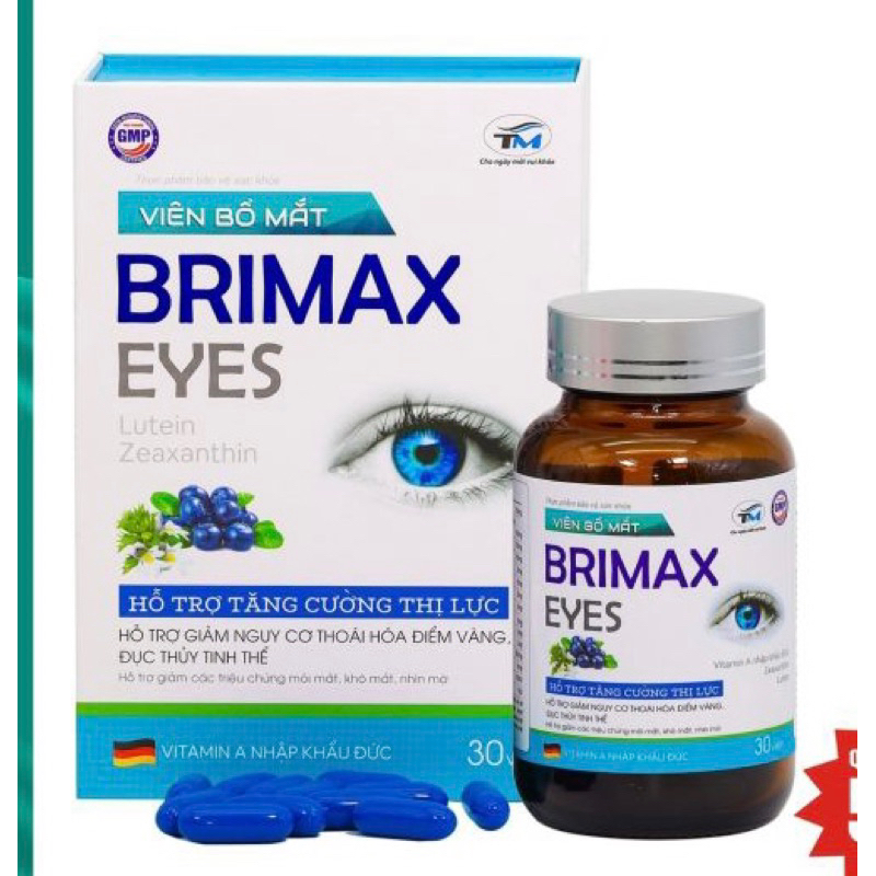 Viên uống sáng mắt Brimax eyes tăng cường thị lực