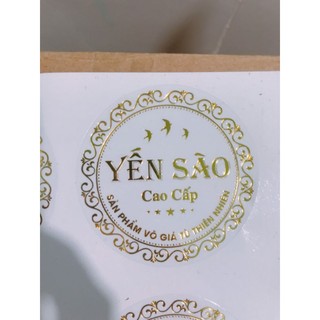COMBO 10 TEM TRÒN ÉP KIM YSCC - Size 5.5cm/ 8.5cm
