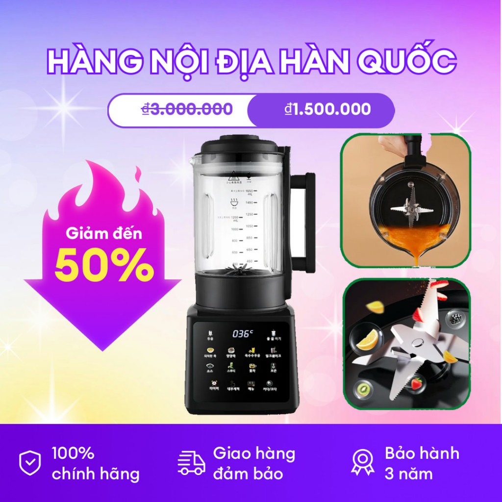 Máy làm sữa hạt đa năng Nhập khẩu Hàn Quốc