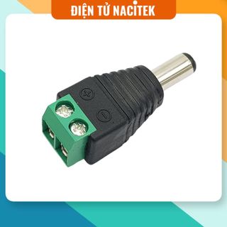 Jack dc đực 5.5*2.1mm đầu vào cổng domino