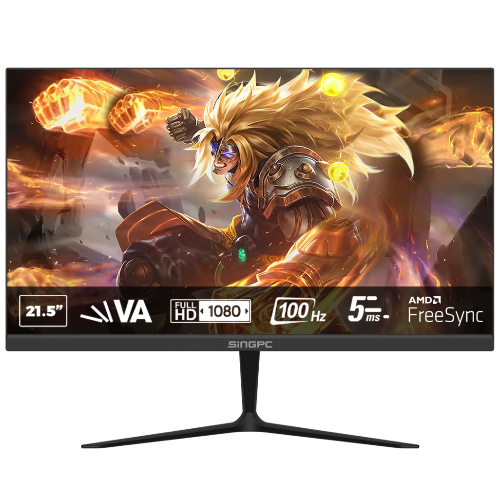 Màn hình SingPC SGP215F100VA 21.5 INCH ( màn hình tích hợp loa ) - Hàng chính hãng