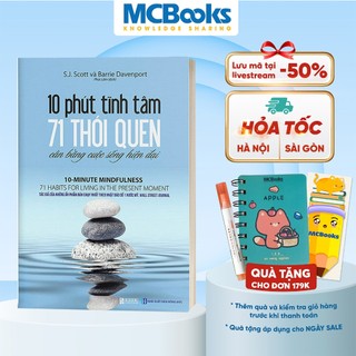 Sách - 10 Phút Tĩnh Tâm - 71 Thói Quen Cân Bằng Cuộc Sống Hiện Đại - BizBooks