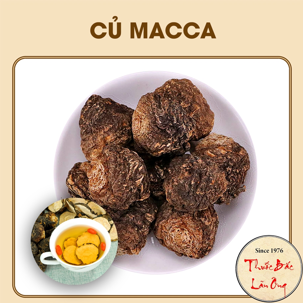 Sâm maca đen 100g (củ maca khô) – Lãn ông