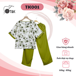 Bộ Trung Niên Lụa Mango Cho Mẹ cho Bà TK001