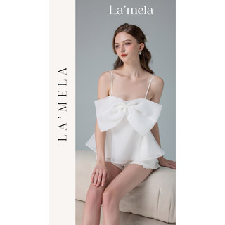 Áo 2 dây Nơ Bow Top < Không ngứa, không nhăn>