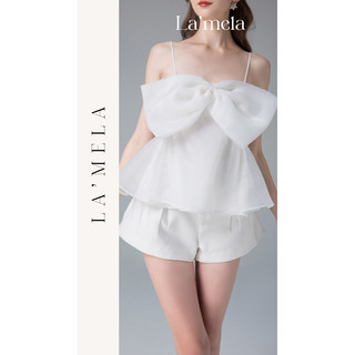 Áo 2 dây Nơ Bow Top < Không ngứa, không nhăn>