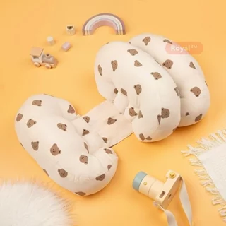 Chặn Bầu Cánh Tiên 3 Gối Royal, Gối phụ kê đỡ bụng, tựa lưng cho mẹ bầu CarynShop