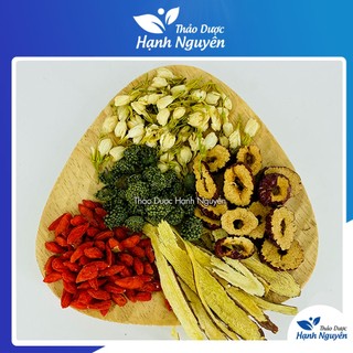 5-10 set trà nụ hoa tam thất mix set (Nụ hoa tam thất, cam thảo, kỳ tử, táo đỏ, hoa nhài) - Thảo Dược Hạnh Nguyên