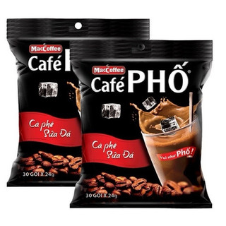 Cà phê Phố sữa đá túi 30 gói 24g/ gói