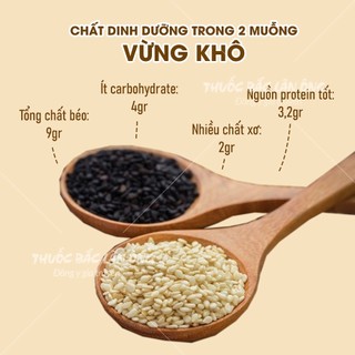 Hạt mè (vừng) trắng, đen 500g (Dùng làm bánh, nấu ăn, làm sữa hạt)
