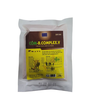 Bcomplex cốm nhân sâm 100g, giúp bóng lông mượt da, cung cấp vitamin
