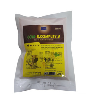 Bcomplex cốm nhân sâm 100g, giúp bóng lông mượt da, cung cấp vitamin