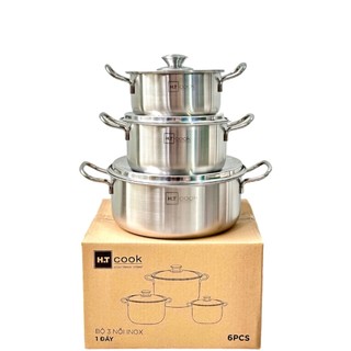 Bộ 3 Nồi Inox HT Cook