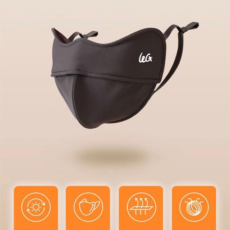 Khẩu trang chống 99% tia UV, khẩu trang Cotton Dày Mịn hai lớp chống nắng UPF 50+ KT4 LILIRIA | BigBuy360 - bigbuy360.vn