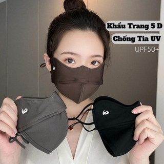 Khẩu trang chống 99% tia UV, khẩu trang Cotton Dày Mịn hai lớp chống nắng UPF 50+ KT4 LILIRIA