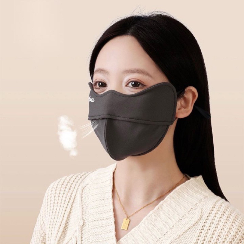 Khẩu trang chống 99% tia UV, khẩu trang Cotton Dày Mịn hai lớp chống nắng UPF 50+ KT4 LILIRIA | BigBuy360 - bigbuy360.vn