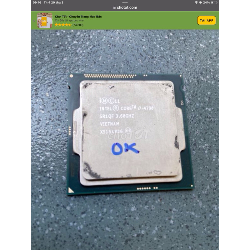 CPU I7-4790