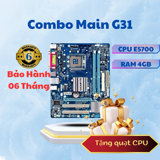 Combo main gigabyte g31 | cpu 5700/7500 socket 775 | ram ddr2 4gb