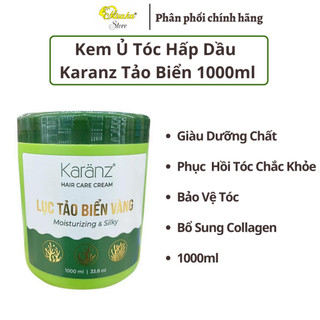 Kem ủ tóc hấp dầu karanz lục tảo biển vàng - 1000ml