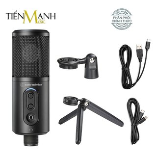 Micro audio technica atr2500x usb mic thu âm studio atr2500, microphone condenser atr2500x-usb, atr 2500x