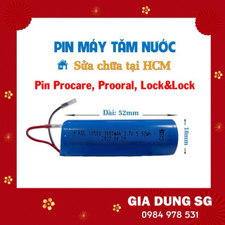 Pin máy tăm nước Procare, Prooral, Lock&Lock, WaterJet -