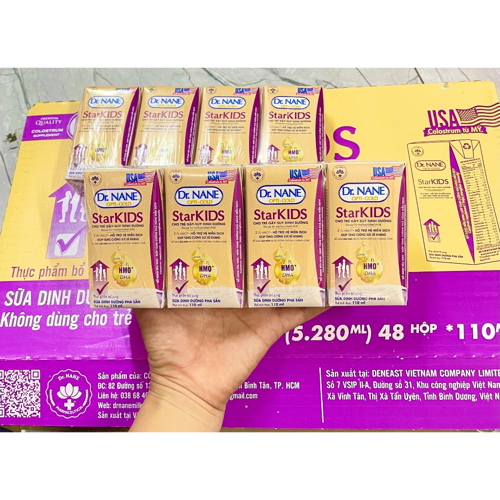 Thùng (48h*110ml) SBPS Starkid Dr.nane Date 01/26