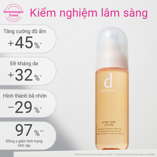 Nước cân bẳng dành cho da mụn d Program Acne Care Lotion 125ml