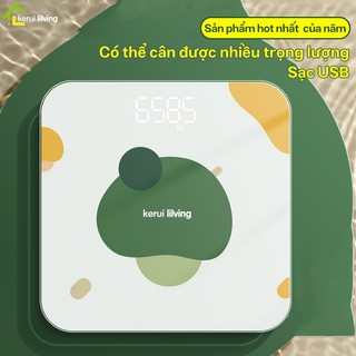 Cân điện tử đo lường sức khỏe BUNA, cân đo sức khỏe mặt kính hình nấm xịn,cân đo chịu được trọng tải