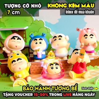 Tượng tô màu, SHIN TINH NGHỊCH 6 MẪU, size M, thạch cao trắng (Không kèm màu), luyện vẽ, decor