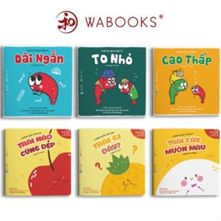  Sách Ehon - Combo 6 cuốn Vương quốc trái cây và Phép so sánh diệu kỳ - Dành cho trẻ từ 0-3 tuổi 