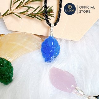 Dây chuyền hồ ly, mặt dây hồ ly chín đuôi đá mã não,hàng chuẩn kèm phiếu kiểm định cho mệnh thủy